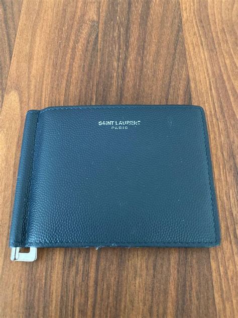 ysl gold money clip|ysl money clip wallet.